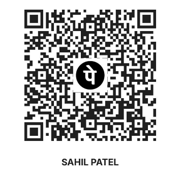 Sahil Patel Foundation UPI QR Code